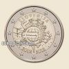 Szlovénia emlék 2 euro 2012 '' 10 éves az euro '' PROOF!
